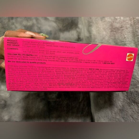 Limited Edition Authentic George Washington Barbie Doll - Picture 4 of 4